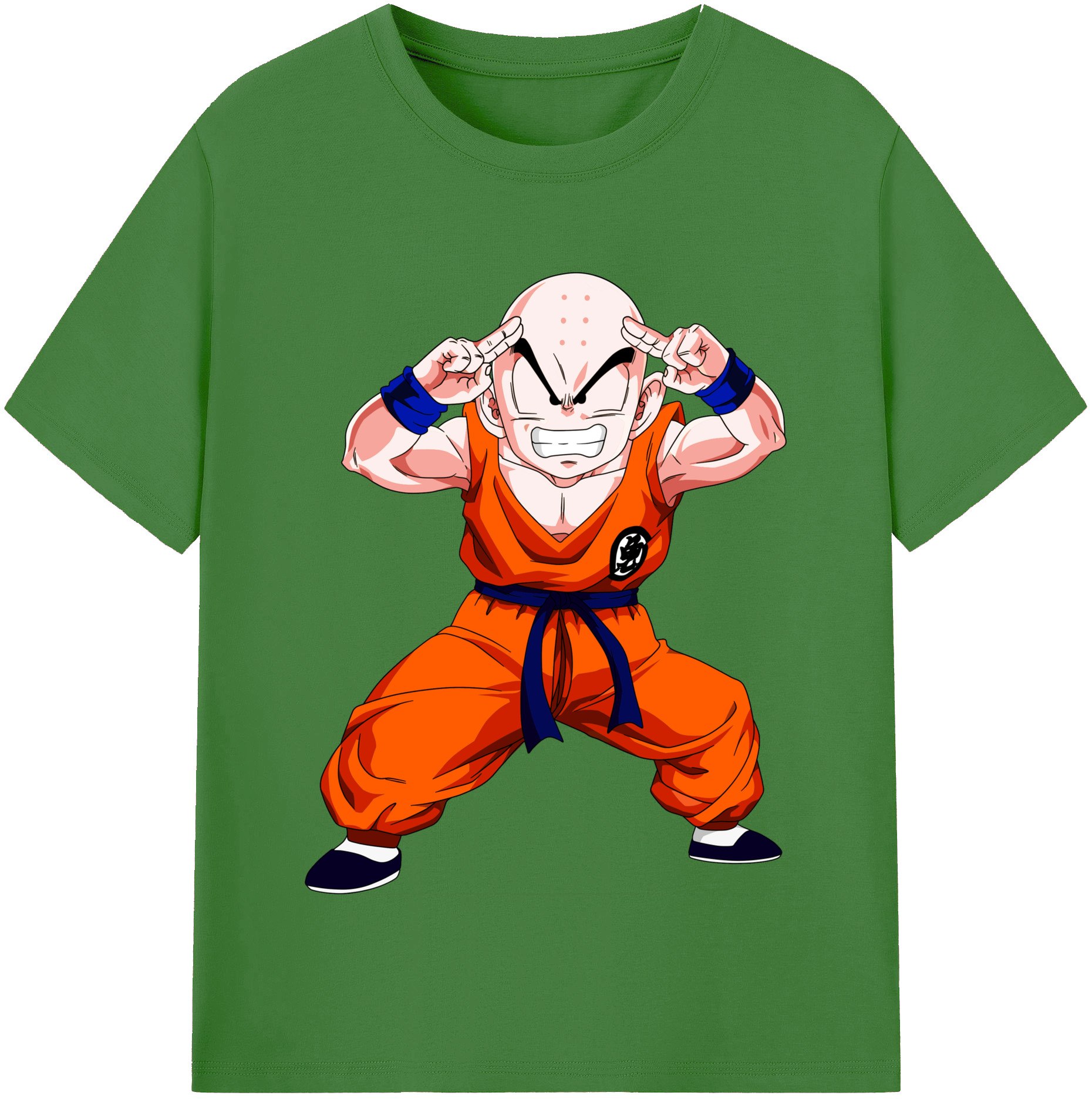 （画像用） ドラゴンボール クリリン DRAGON BALL krillin レディースカジュアルプリントTシャツ（綿100％）
